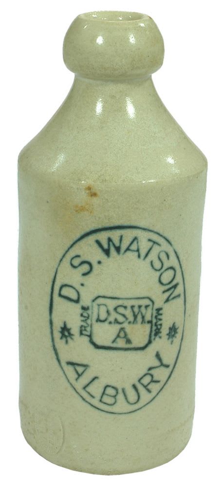 Watson Albury Stoneware Ginger Beer Bottle