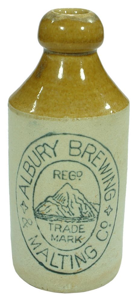 Albury Brewing Malting Mountain Ginger Beer Bottle