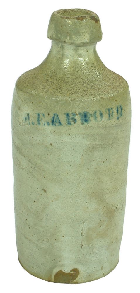 Abbott Stoneware Ginger Beer Bottle Tasmania