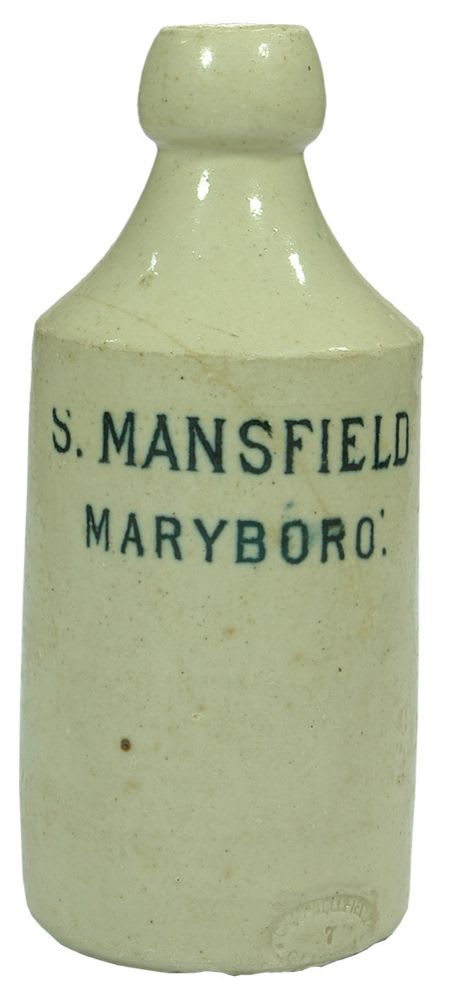 Mansfield Maryboro Stoneware Ginger Beer Bottle