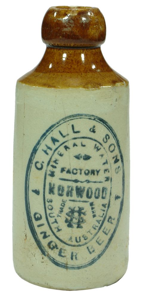 Hall Norwood Ginger Beer Stoneware Bottle