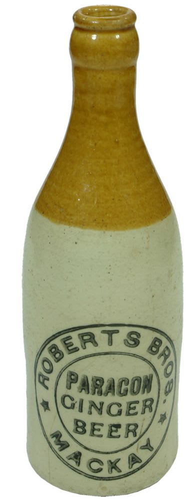 Roberts Mackay Crown Seal Stoneware Ginger Beer