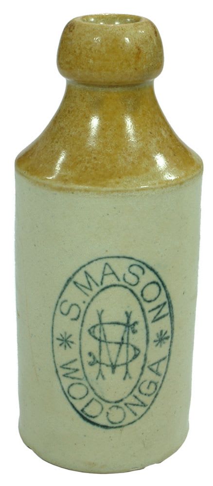 Mason Wodonga Stoneware Ginger Beer Bottle