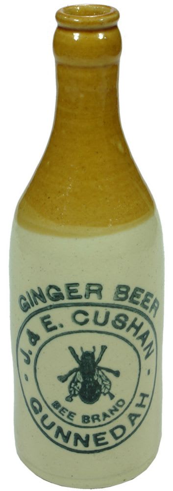 Cushan Gunnedah Bee Ginger Beer Stoneware Bottle