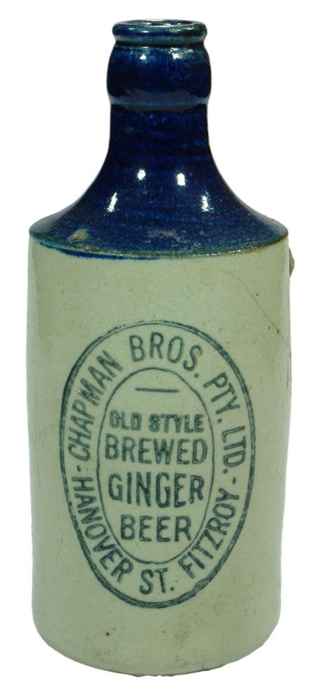 Chapman Bros Hanover Fitzroy Ginger Beer Bottle