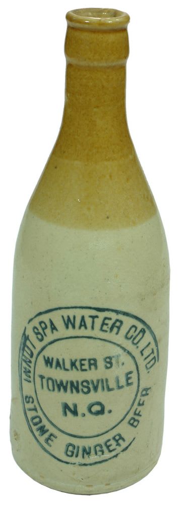 Innot Spa WaterTownsville Queensland Ginger Beer Bottle