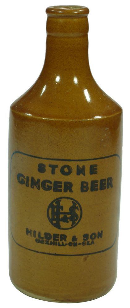 Hilder Bexhill on Sea Stone Ginger Beer Bottle