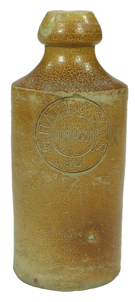 Hall Sons Norwood Impressed Stoneware Ginger Beer