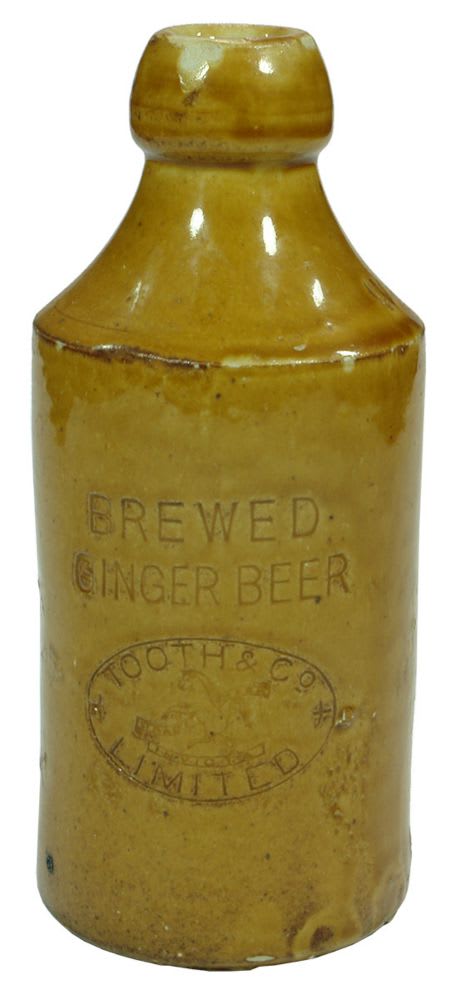 Tooth Rearing Horse Brewed Ginger Beer Bottle