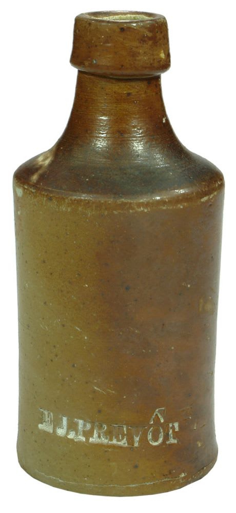 Prevot Impressed Stoneware Ginger Beer Bottle