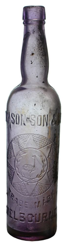 Dyason Son Melbourne Emu Amethyst Bottle