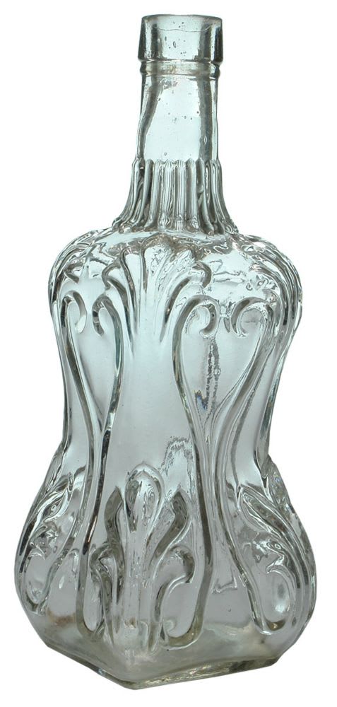 Ornate Fancy Decanter Cordial Antique Bottle