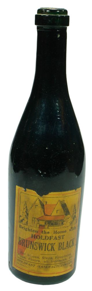 Holdfast Brunswick Black Glenelg Old Bottle