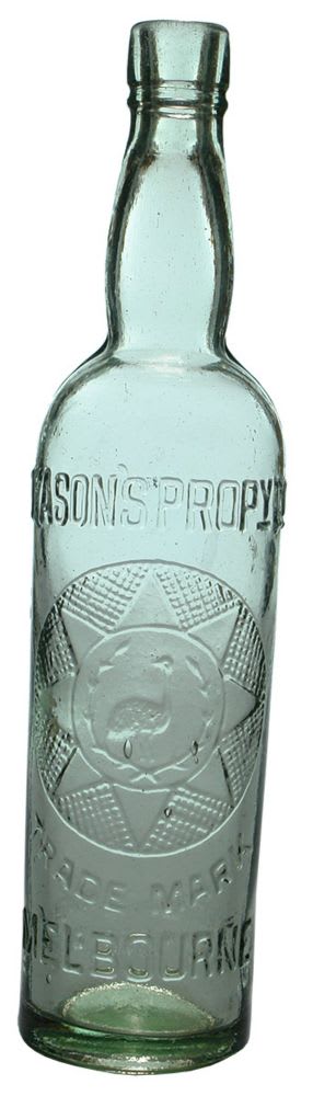 Dyason's Propy Melbourne Emu Cordial Bottle