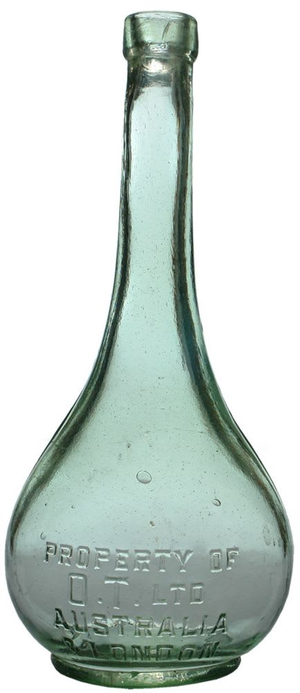 OT Australia London Bulbous Cordial Bottle