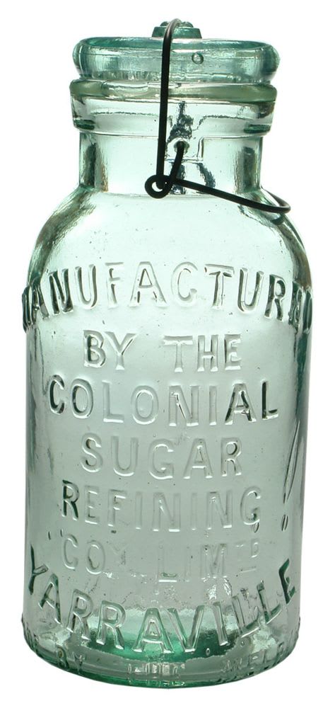 Manufactured Colonial Sugar Refining Yarraville Fruit Jar