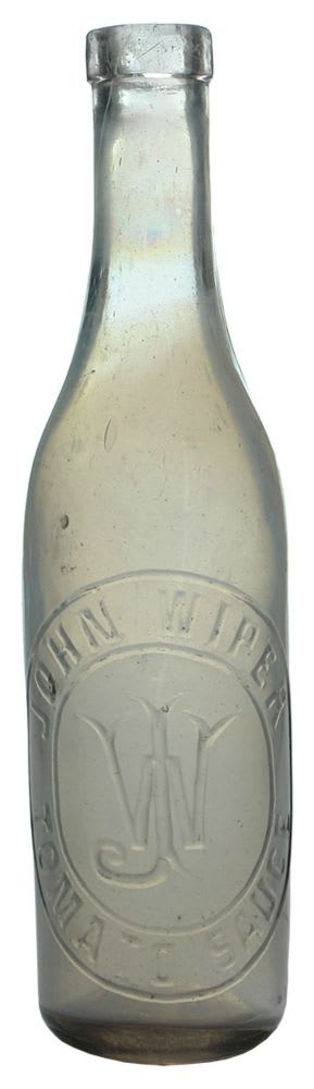 John Wiper Tomato Sauce Old Bottle