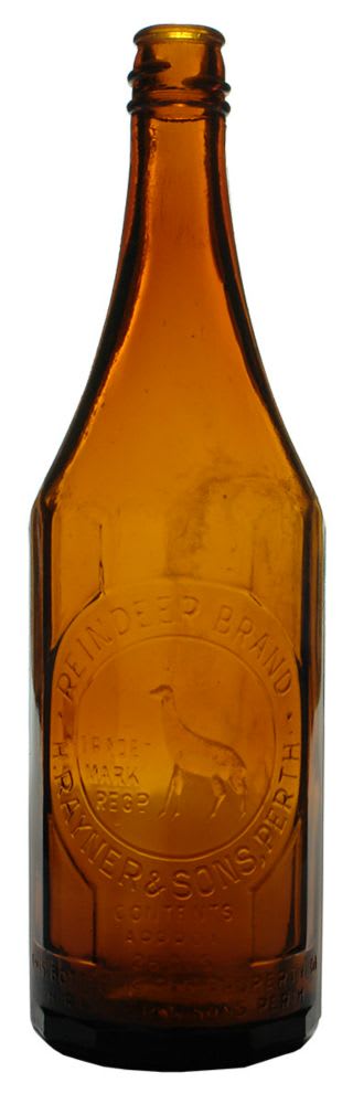 Reindeer Brand Rayner Perth Amber Sauce Bottle