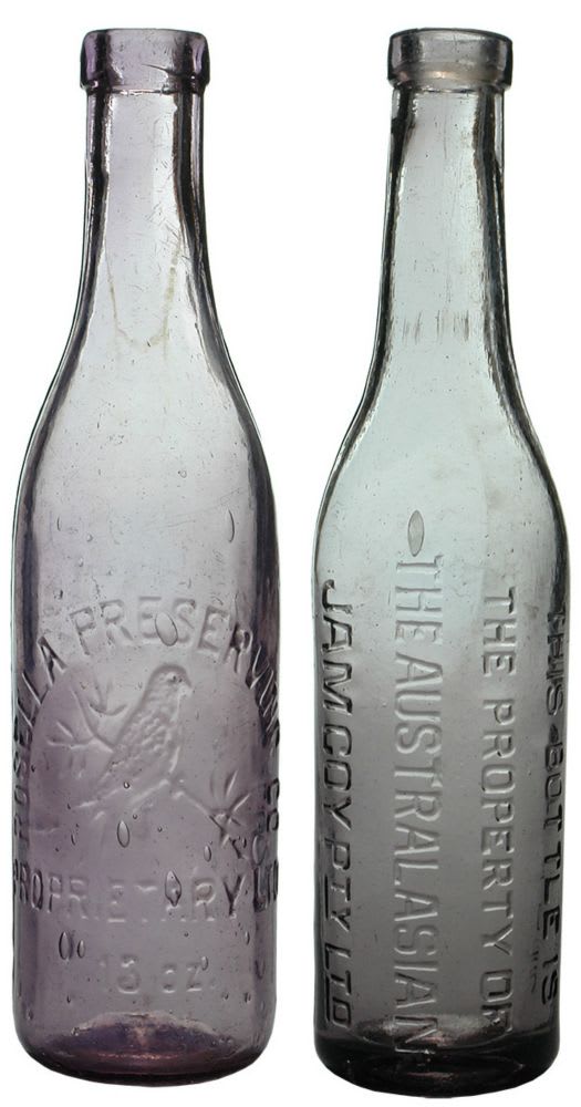 Collection Melbourne Antique Sauce Bottles