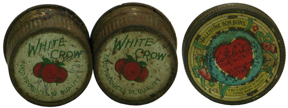 Metal Screw Caps Advertising MacRobertson