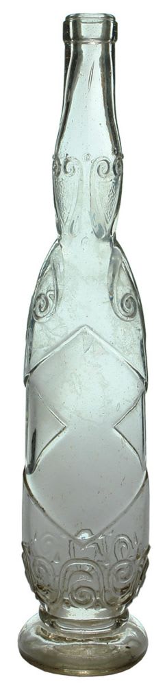 European Moulded Antique Vinegar Liqueur Bottle