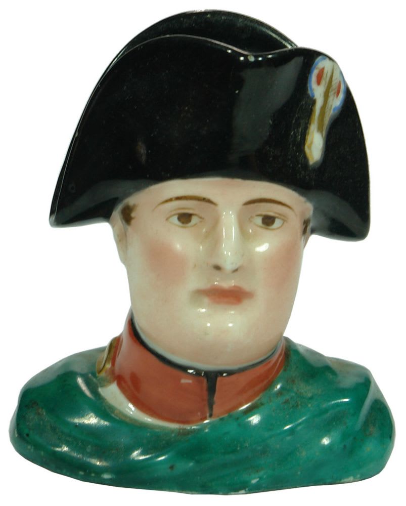 Porcelain Inkwell figural Napoleon