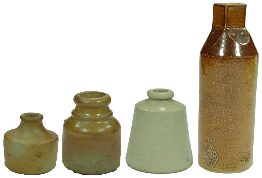 Collection Stoneware Ink Bottles