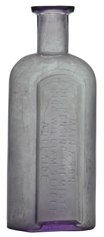 Main Son Adelaide Amethyst Chemist Bottle