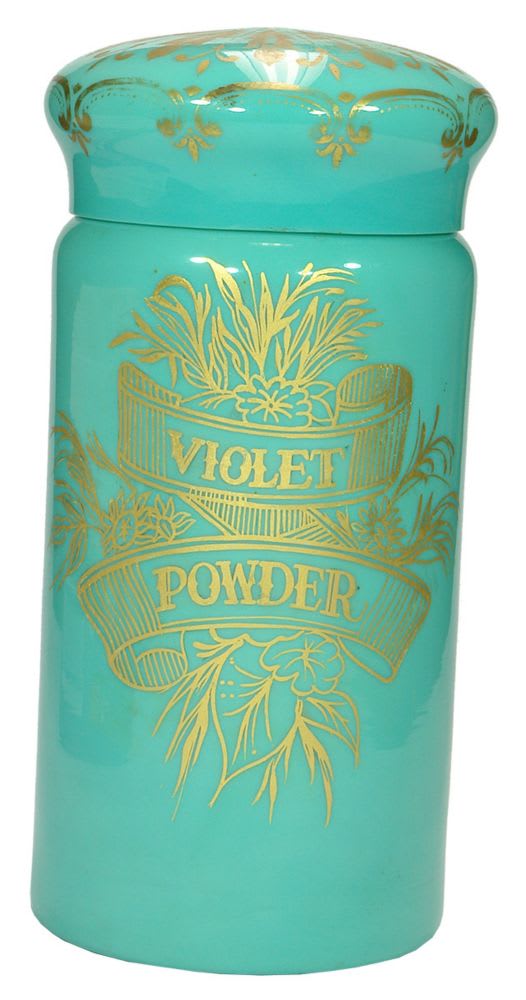 Violet Powder Pharmacy Jar