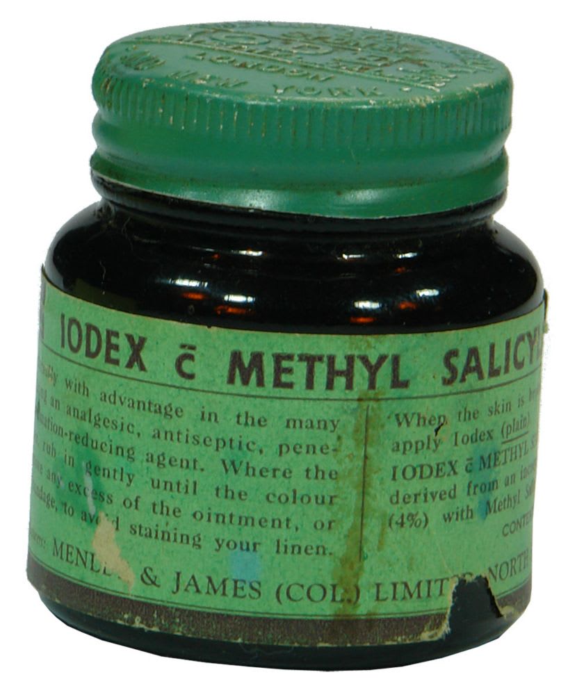 Menley James North Sydney Chemist Labelled Jar