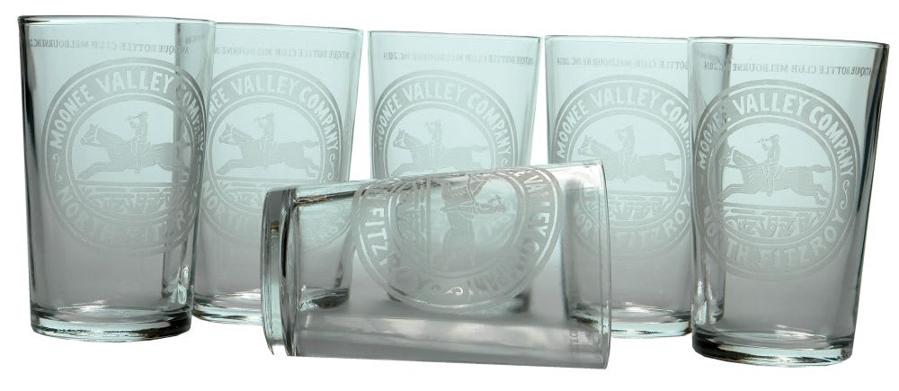 Moonee Valley Company Etched Glasses Show Prizes