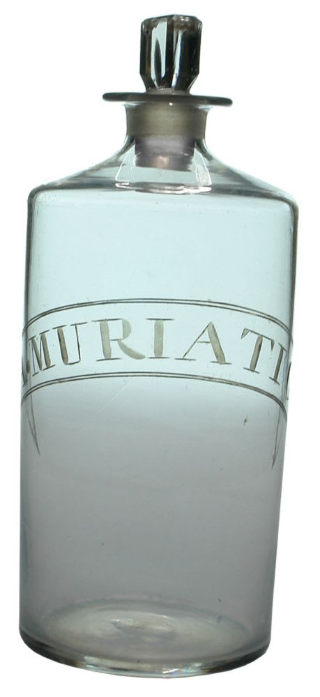 Muriatic Pontil Antique Pharmacy Jar