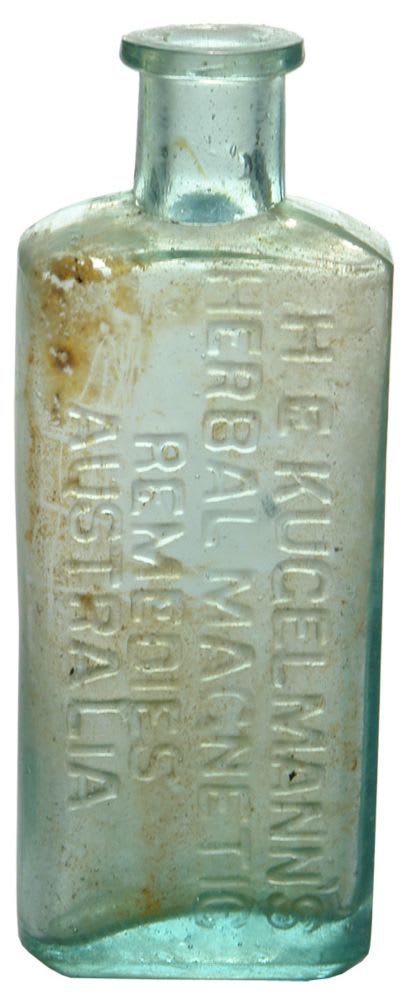 Kugelmann's Herbal Magnetic Remedies Antique Bottle