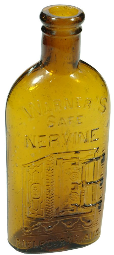 Warner's Safe Nervine Melbourne Snake Oil Bottle