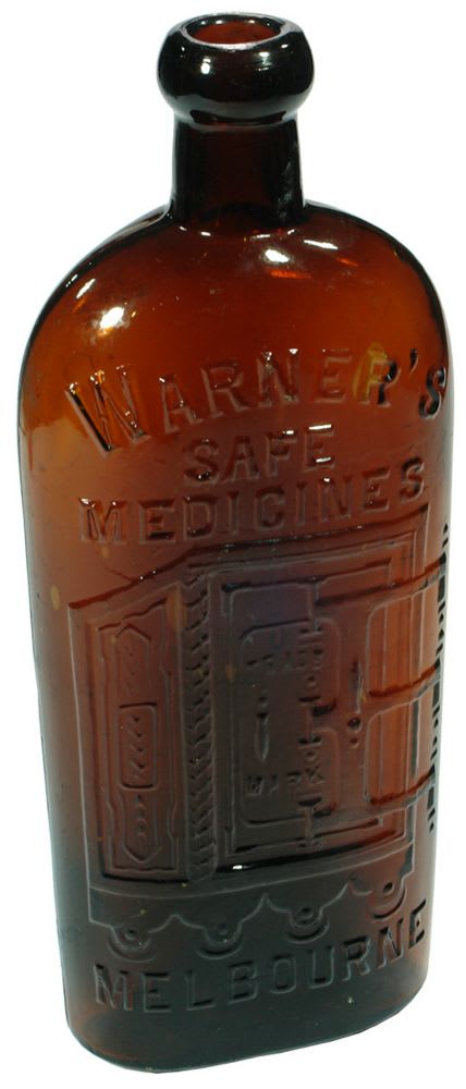 Warner's Safe Medicines Melbourne Old Vintage Bottle