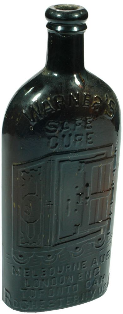Warner's Safe Cure Four Cities Antique Bottle