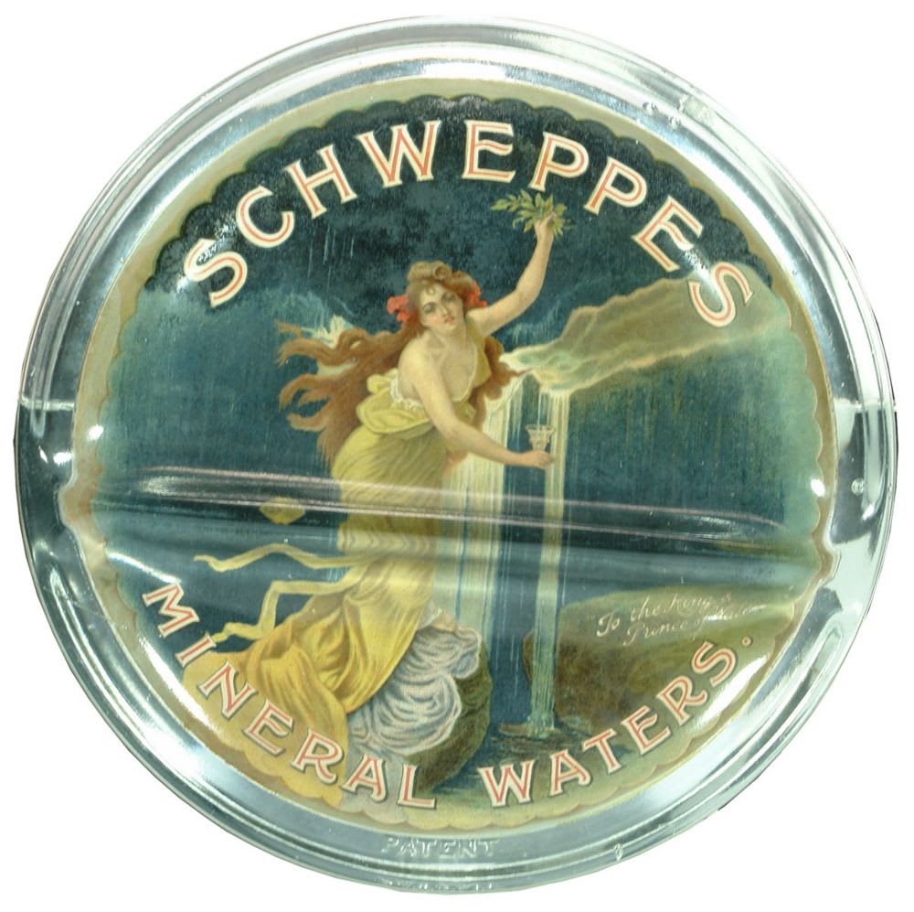 Schweppes Mineral Waters Patent Change Tray