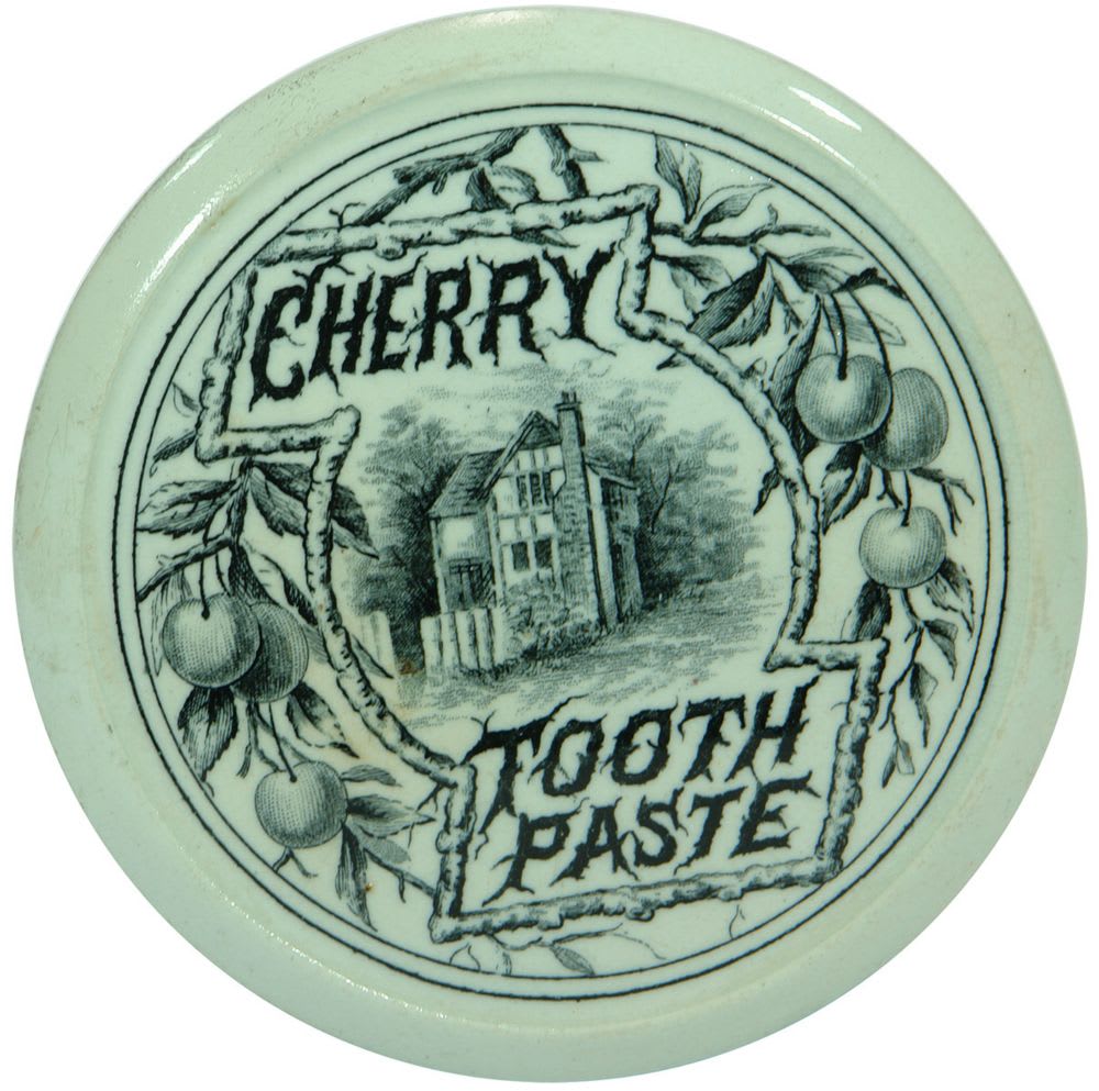 Cherry Tooth Paste Haunted House Pot Lid