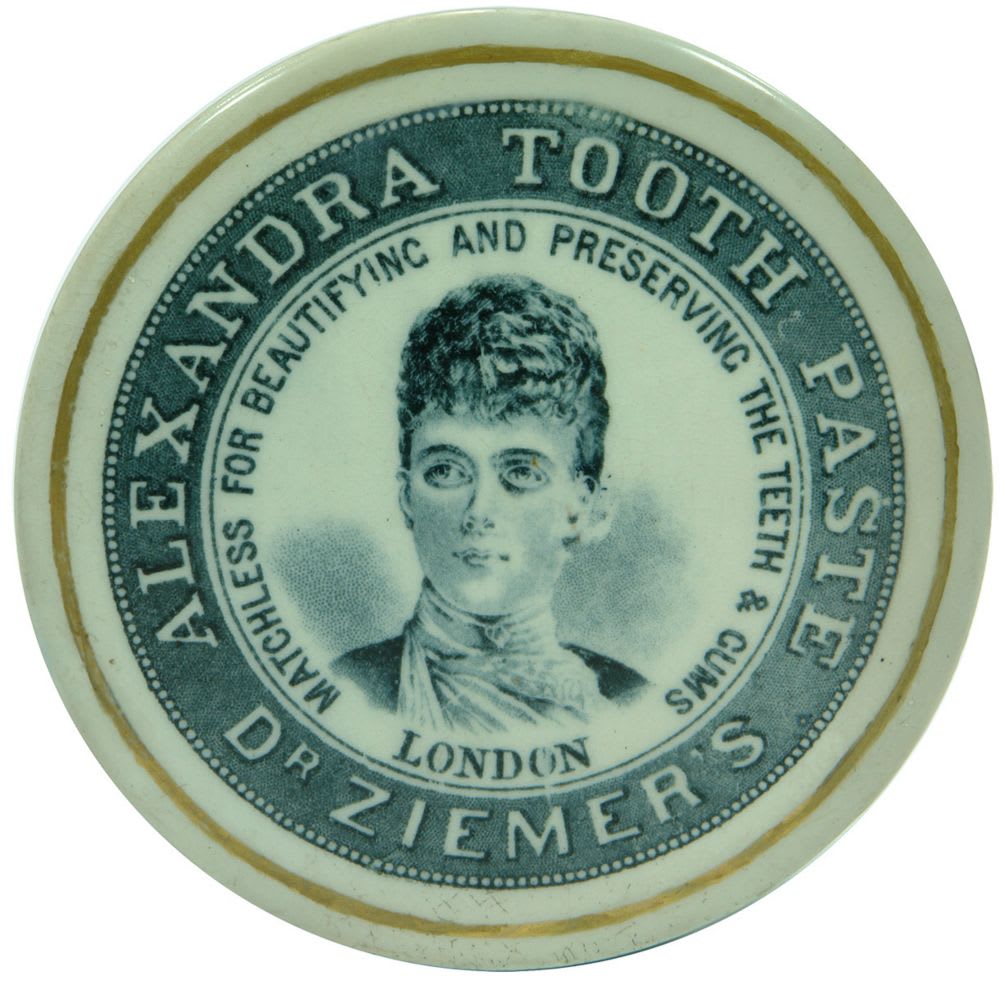 Ziemer's Alexandra Tooth Paste London Pot Lid