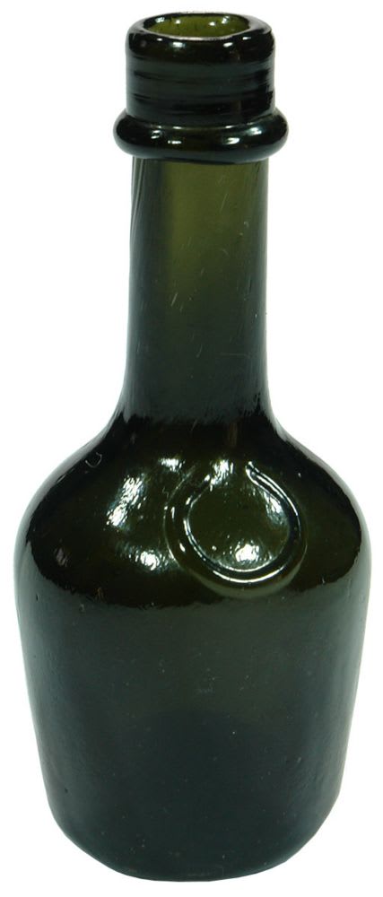 Sample Benedictine Green Glass Bottle