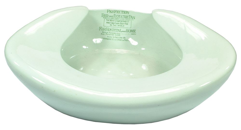 Perfection Bed Douche Pan Grimwades Bedpan