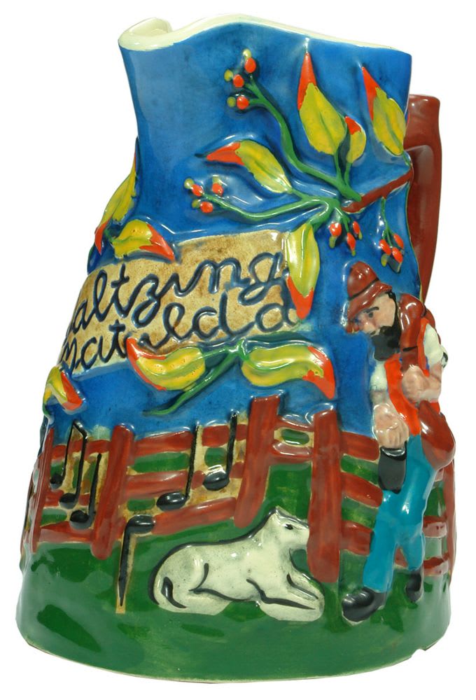 Waltzing Matilda Ceramic Musical Jug