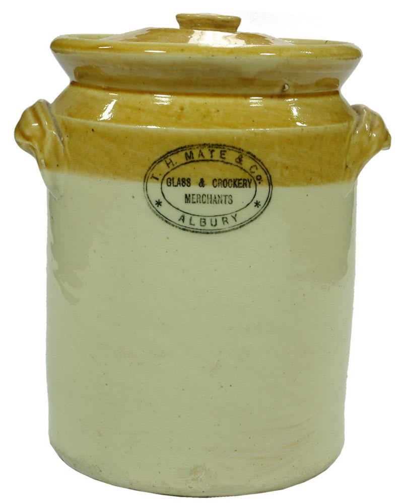 Mate Glass Crockery Merchants Albury Stoneware Crock