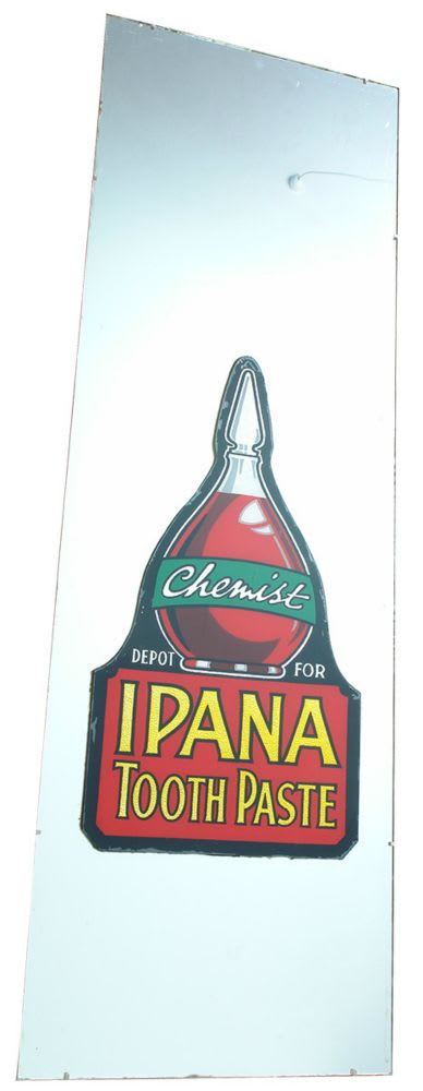 Ipana Tooth Paste Advertising Mirror
