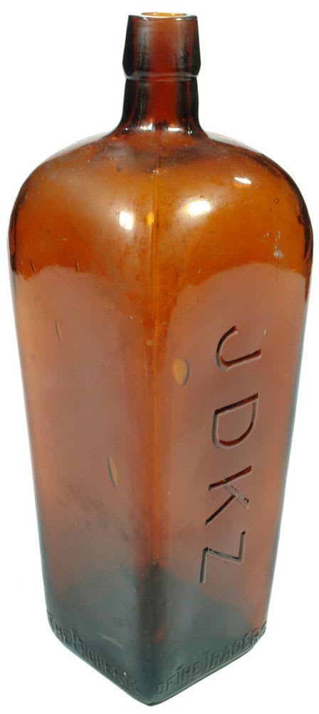 JDKZ Traders Bottle Amber Glass Bottle
