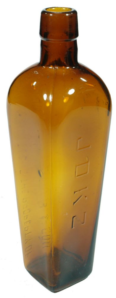 JDKZ John De Kuyper Rotterdam Amber Gin Bottle