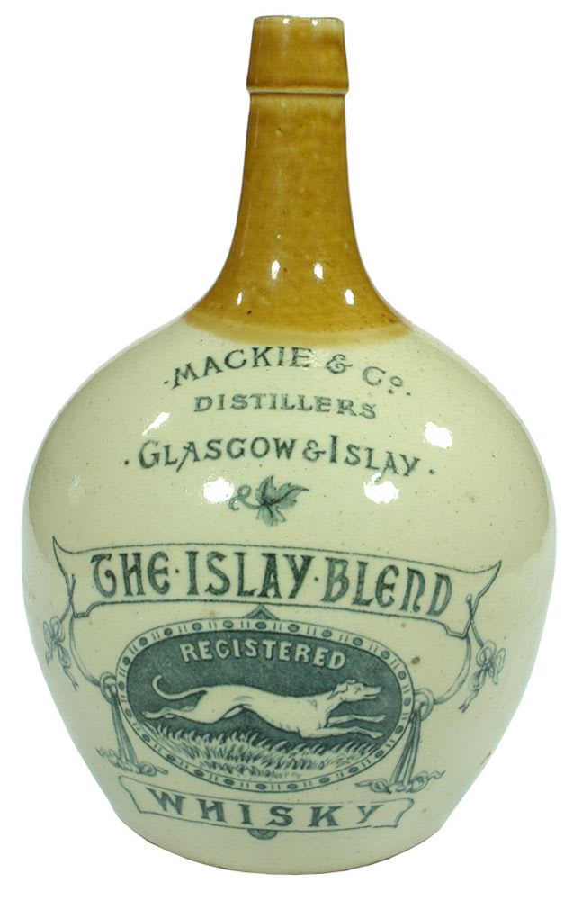 Islay Blend Mackie Distillers Glasgow Stoneware Jug