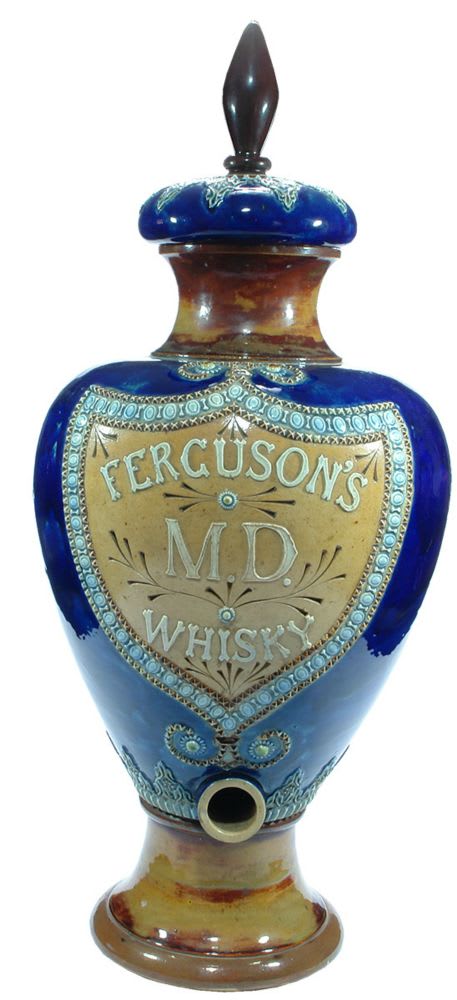 Ferguson's MD Whisky Doulton Artware Dispenser Stoneware