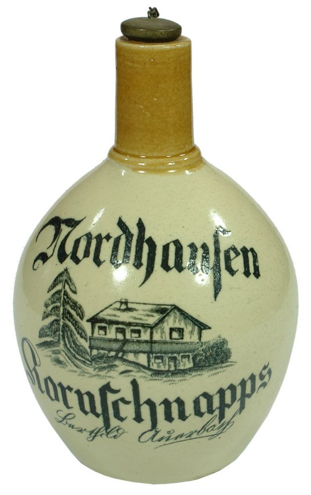 Nordhausen Kornschnapps Stoneware Jug