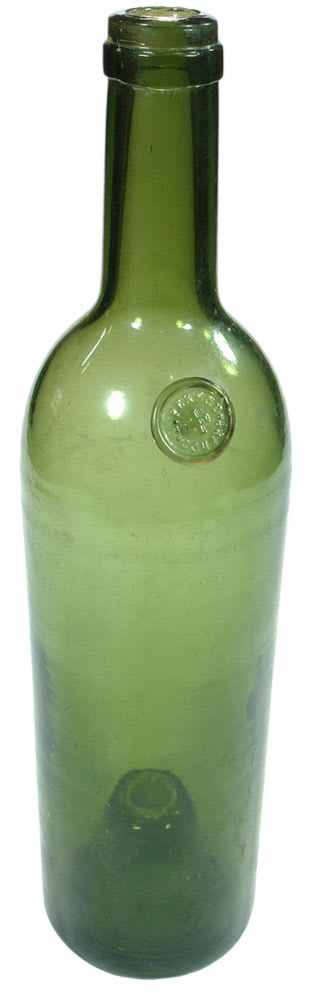 Pernod Couvet Sealed Absinthe Antique Bottle